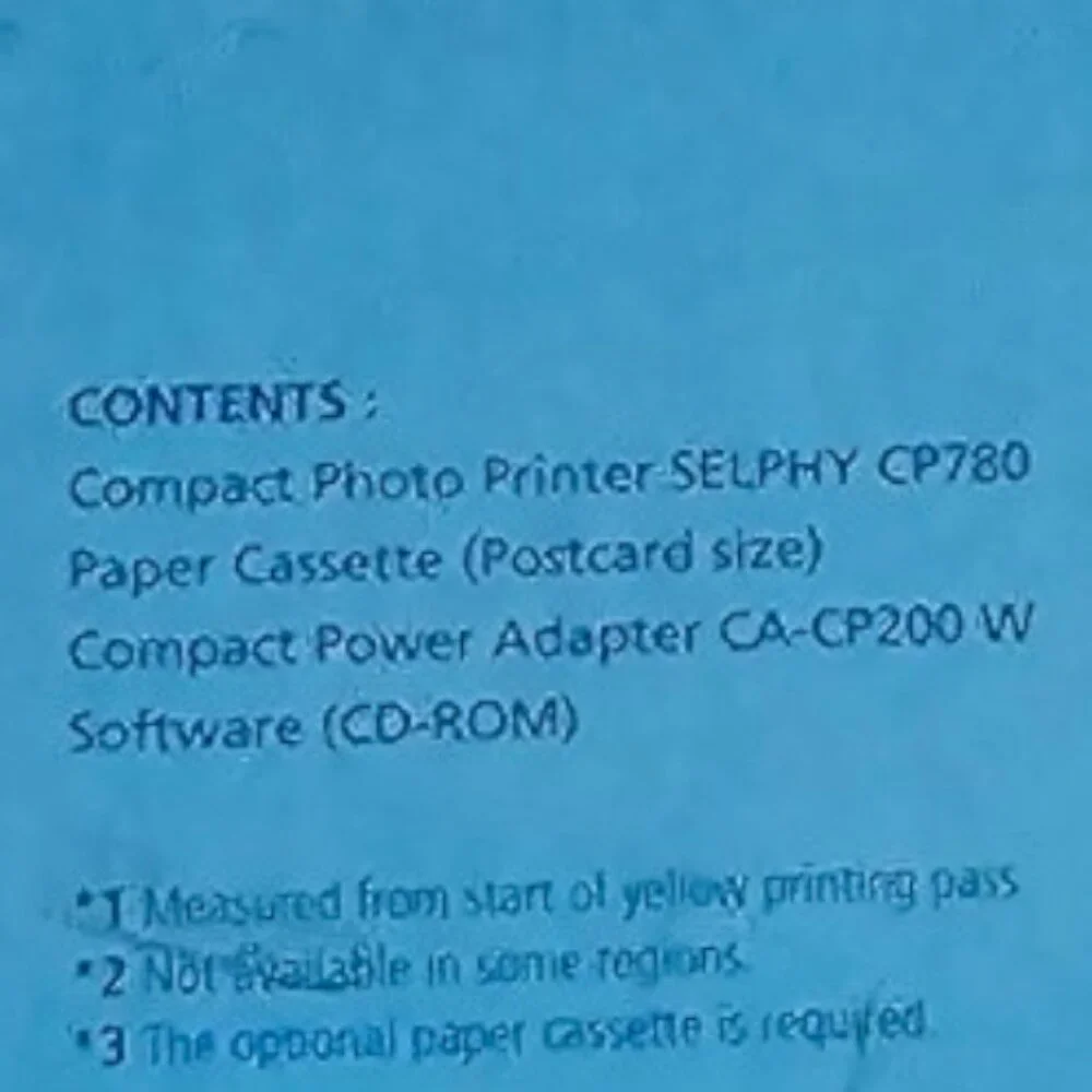CANON SELPHY CP780 Compact Photo Printer